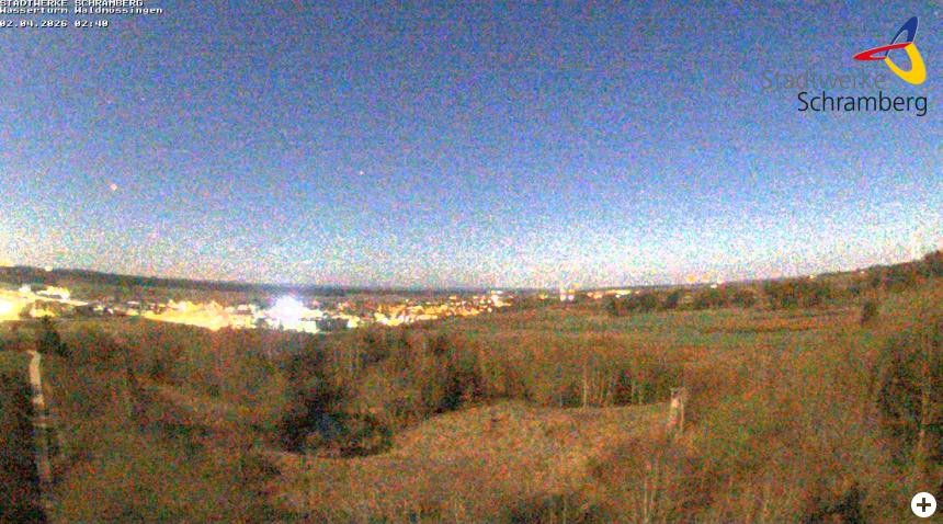 Archived image Webcam Schramberg: View Water Tower Waldmössingen