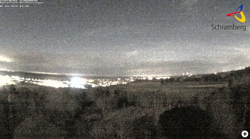 Archived image Webcam Schramberg: View Water Tower Waldmössingen