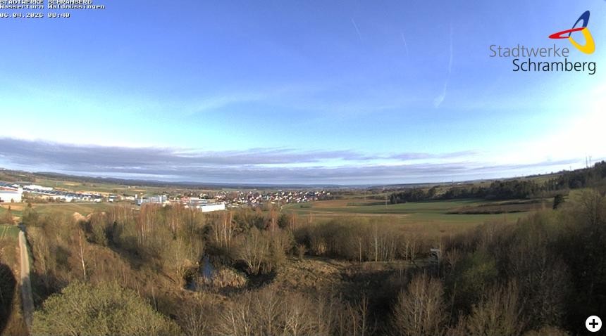 Archived image Webcam Schramberg: View Water Tower Waldmössingen