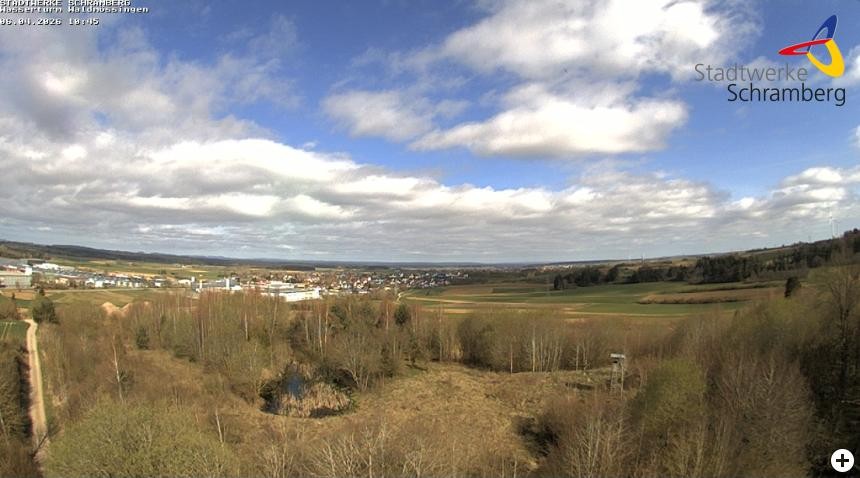 Archived image Webcam Schramberg: View Water Tower Waldmössingen