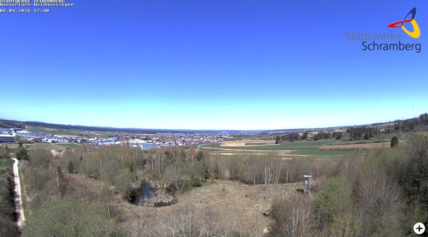 Archiv Foto Webcam Schramberg: Ausblick vom Wasserturm Waldmössingen