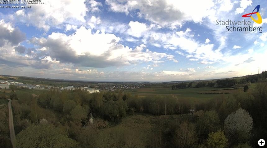 Archiv Foto Webcam Schramberg: Ausblick vom Wasserturm Waldmössingen