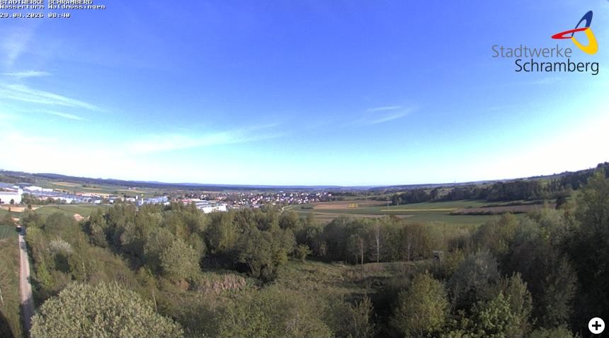 Archiv Foto Webcam Schramberg: Ausblick vom Wasserturm Waldmössingen