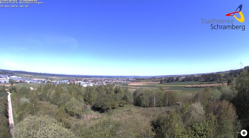 Archiv Foto Webcam Schramberg: Ausblick vom Wasserturm Waldmössingen