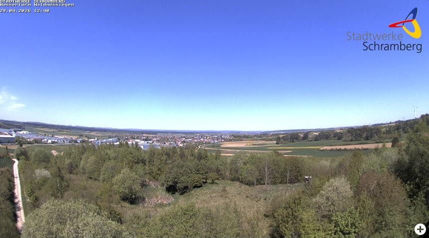 Archiv Foto Webcam Schramberg: Ausblick vom Wasserturm Waldmössingen