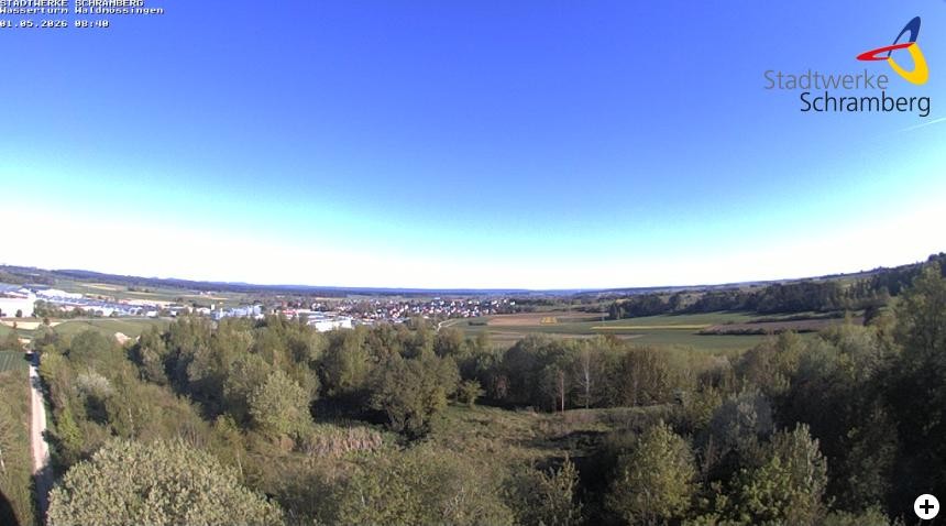Archiv Foto Webcam Schramberg: Ausblick vom Wasserturm Waldmössingen