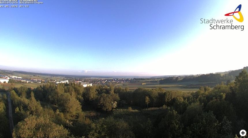 Archiv Foto Webcam Schramberg: Ausblick vom Wasserturm Waldmössingen
