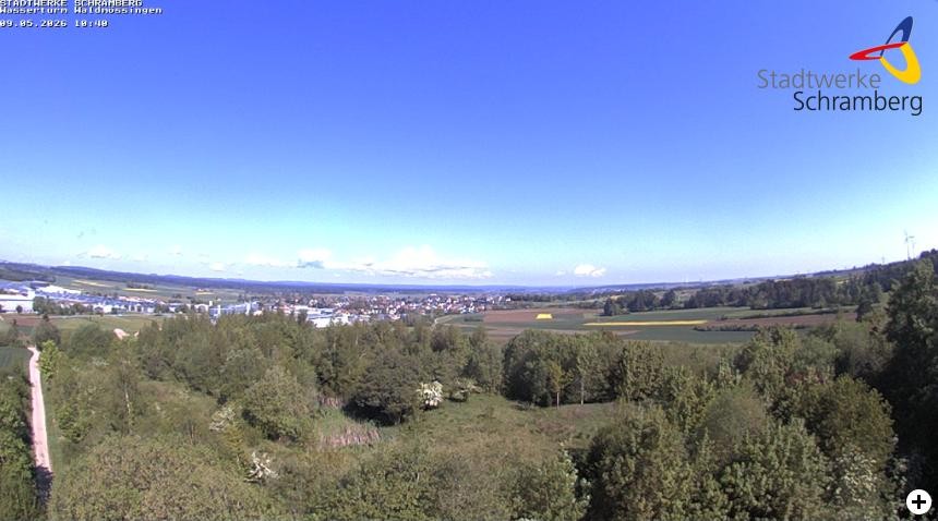 Archiv Foto Webcam Schramberg: Ausblick vom Wasserturm Waldmössingen