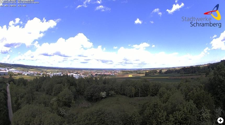 Archiv Foto Webcam Schramberg: Ausblick vom Wasserturm Waldmössingen