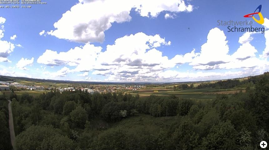 Archiv Foto Webcam Schramberg: Ausblick vom Wasserturm Waldmössingen