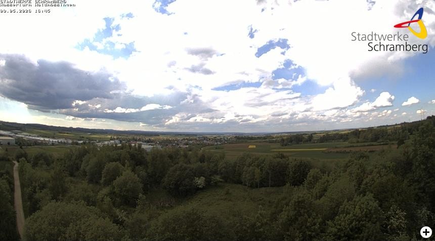 Archiv Foto Webcam Schramberg: Ausblick vom Wasserturm Waldmössingen