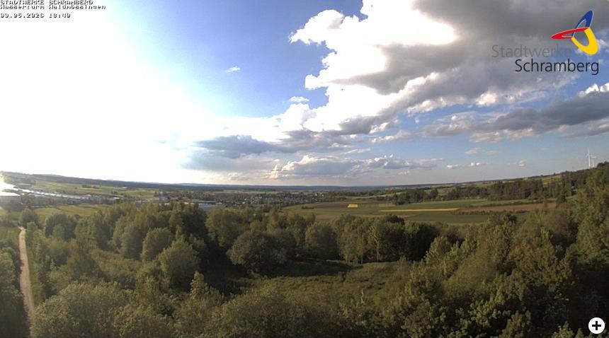 Archiv Foto Webcam Schramberg: Ausblick vom Wasserturm Waldmössingen
