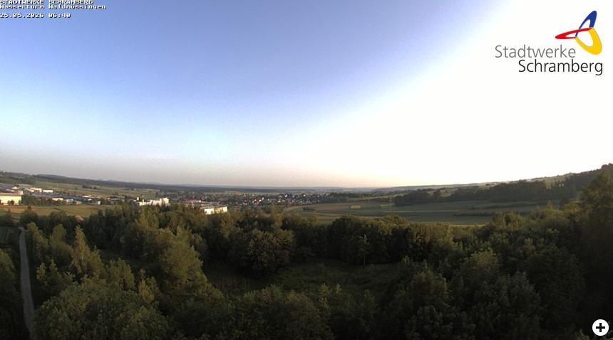 Archived image Webcam Schramberg: View Water Tower Waldmössingen