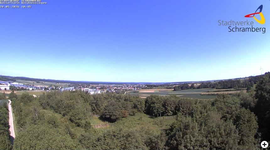 Archiv Foto Webcam Schramberg: Ausblick vom Wasserturm Waldmössingen