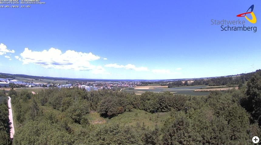 Archiv Foto Webcam Schramberg: Ausblick vom Wasserturm Waldmössingen