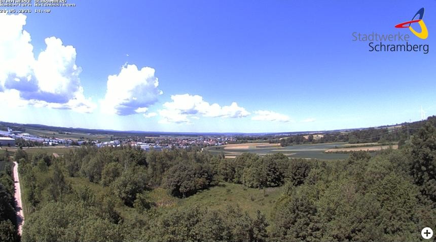 Archiv Foto Webcam Schramberg: Ausblick vom Wasserturm Waldmössingen
