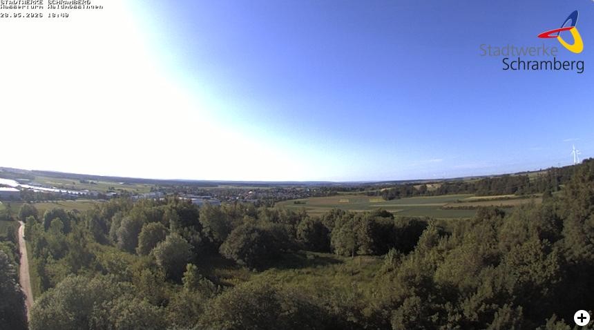 Archiv Foto Webcam Schramberg: Ausblick vom Wasserturm Waldmössingen