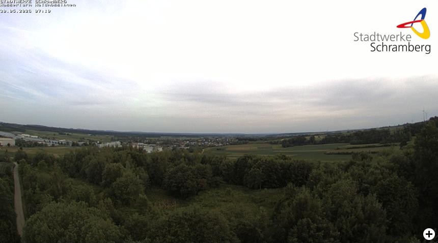 Archiv Foto Webcam Schramberg: Ausblick vom Wasserturm Waldmössingen