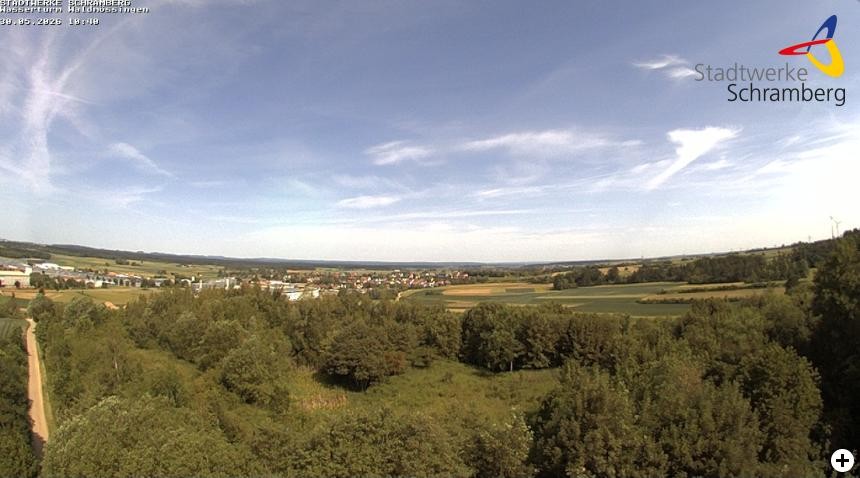 Archiv Foto Webcam Schramberg: Ausblick vom Wasserturm Waldmössingen