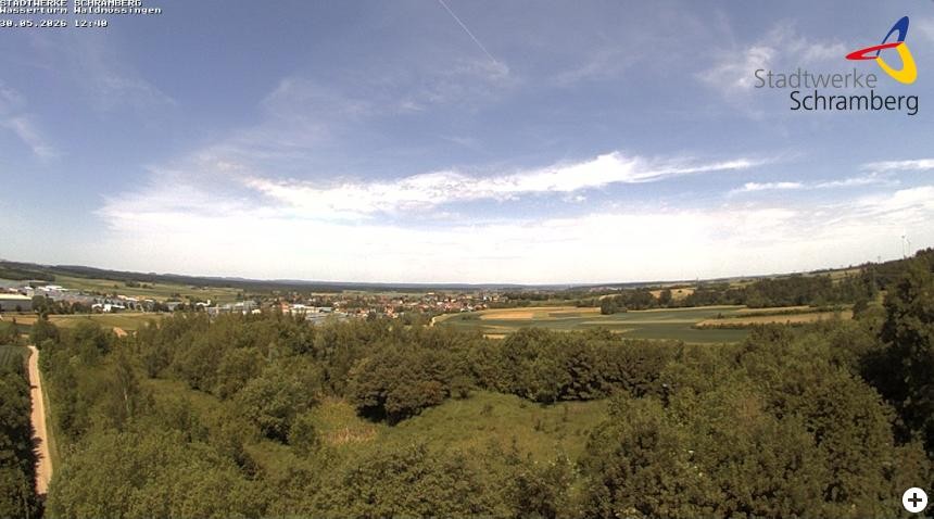 Archiv Foto Webcam Schramberg: Ausblick vom Wasserturm Waldmössingen