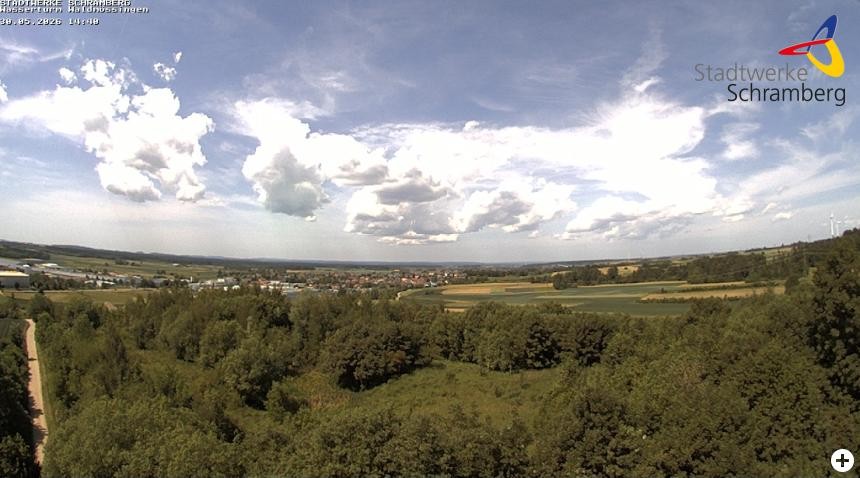 Archiv Foto Webcam Schramberg: Ausblick vom Wasserturm Waldmössingen
