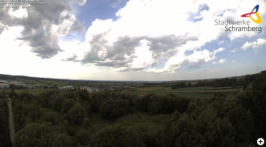 Archiv Foto Webcam Schramberg: Ausblick vom Wasserturm Waldmössingen