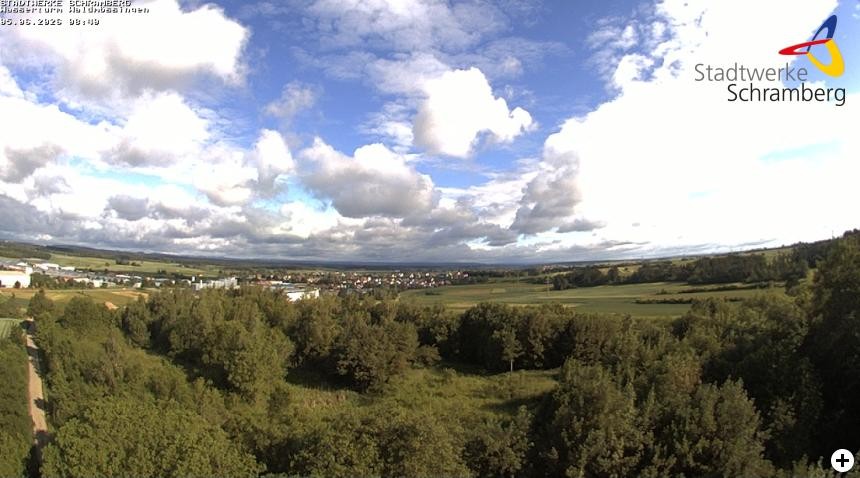 Archiv Foto Webcam Schramberg: Ausblick vom Wasserturm Waldmössingen