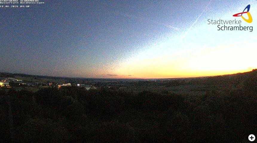 Archiv Foto Webcam Schramberg: Ausblick vom Wasserturm Waldmössingen
