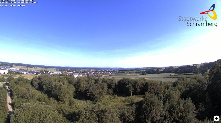 Archiv Foto Webcam Schramberg: Ausblick vom Wasserturm Waldmössingen