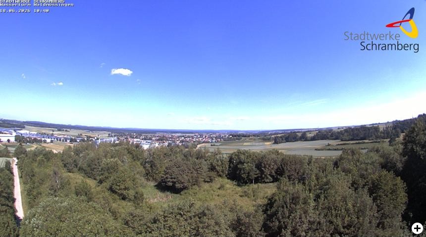 Archiv Foto Webcam Schramberg: Ausblick vom Wasserturm Waldmössingen