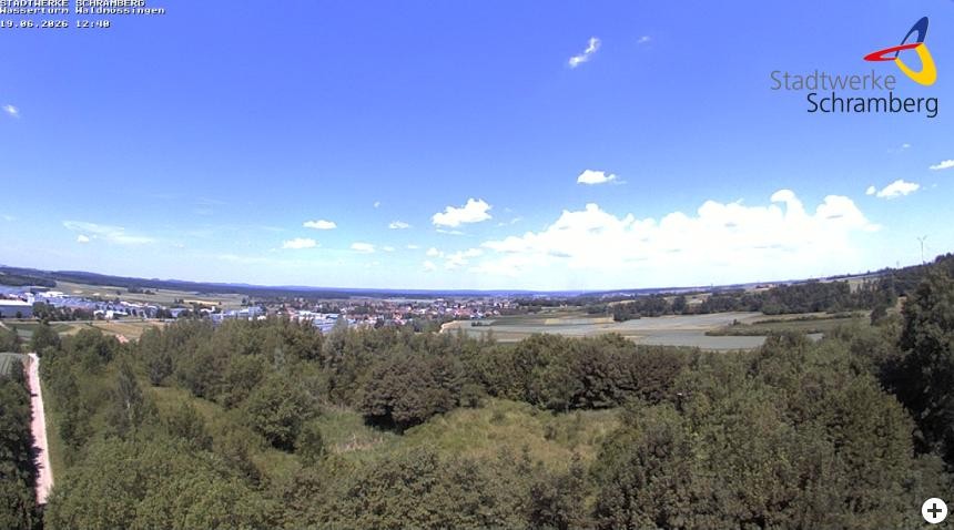 Archived image Webcam Schramberg: View Water Tower Waldmössingen