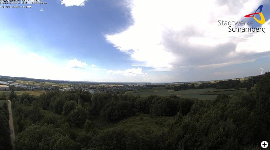 Archived image Webcam Schramberg: View Water Tower Waldmössingen