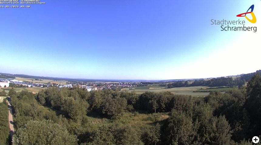 Archiv Foto Webcam Schramberg: Ausblick vom Wasserturm Waldmössingen