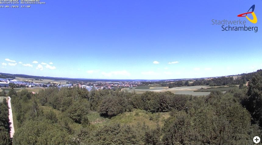 Archiv Foto Webcam Schramberg: Ausblick vom Wasserturm Waldmössingen