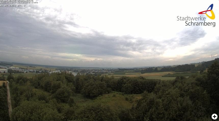 Archived image Webcam Schramberg: View Water Tower Waldmössingen