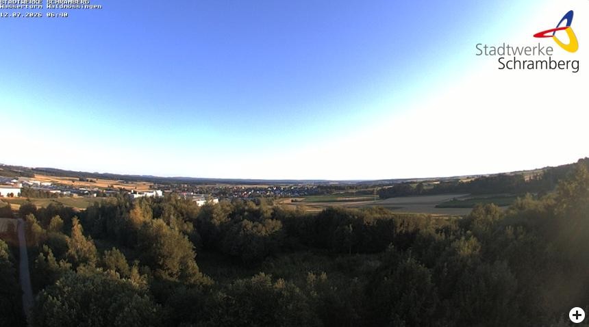 Archived image Webcam Schramberg: View Water Tower Waldmössingen