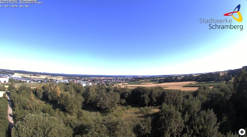 Archived image Webcam Schramberg: View Water Tower Waldmössingen
