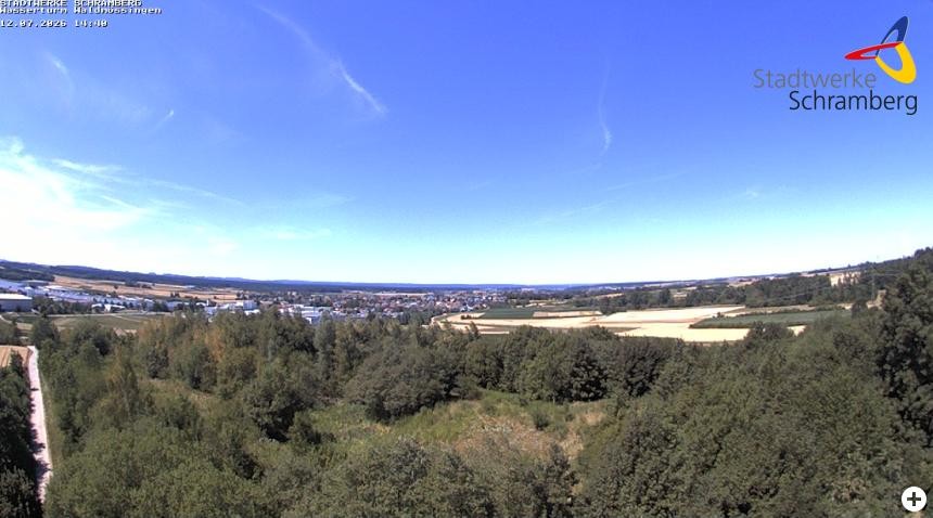 Archived image Webcam Schramberg: View Water Tower Waldmössingen