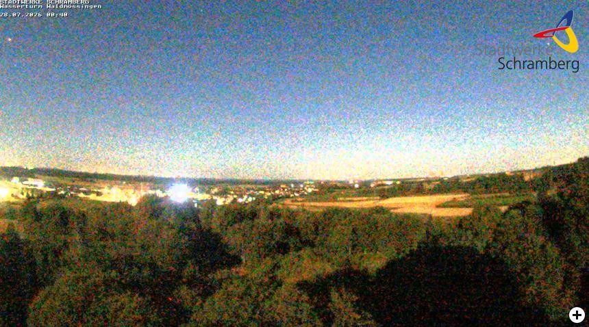 Archived image Webcam Schramberg: View Water Tower Waldmössingen