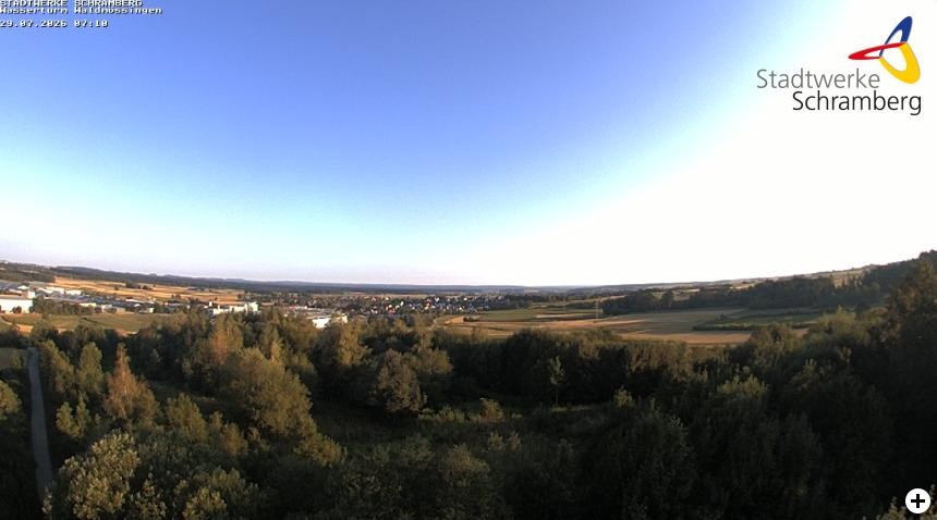 Archiv Foto Webcam Schramberg: Ausblick vom Wasserturm Waldmössingen