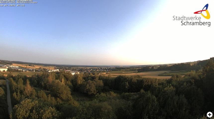 Archiv Foto Webcam Schramberg: Ausblick vom Wasserturm Waldmössingen