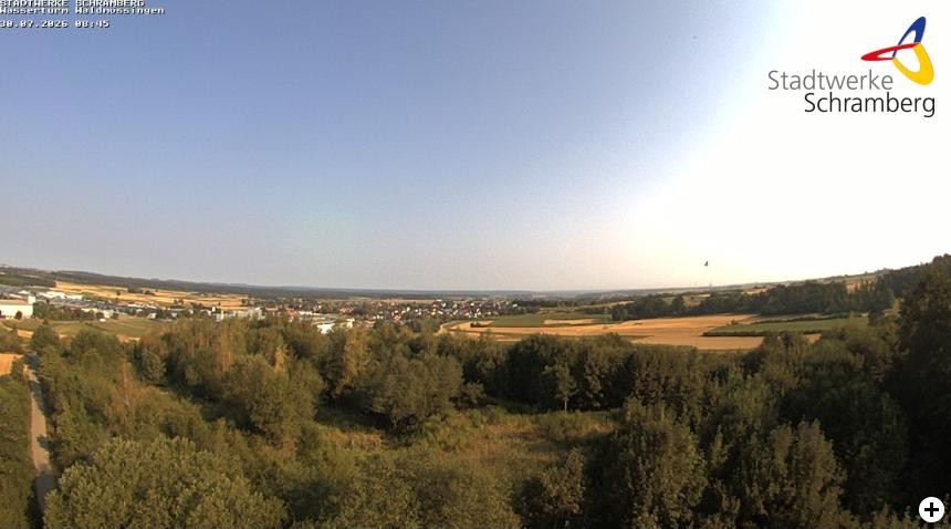 Archiv Foto Webcam Schramberg: Ausblick vom Wasserturm Waldmössingen