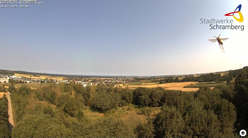 Archiv Foto Webcam Schramberg: Ausblick vom Wasserturm Waldmössingen