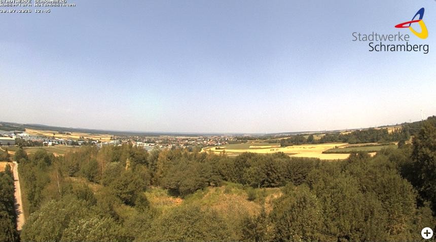 Archiv Foto Webcam Schramberg: Ausblick vom Wasserturm Waldmössingen