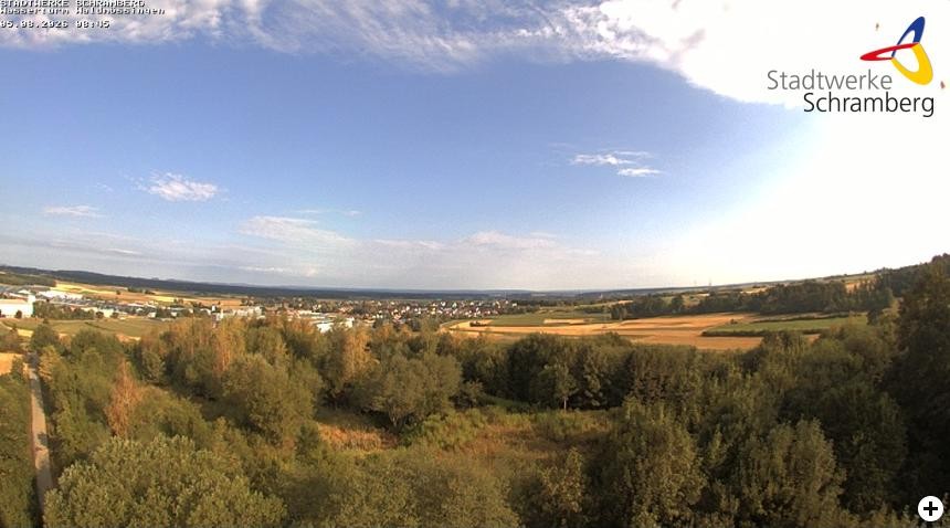 Archiv Foto Webcam Schramberg: Ausblick vom Wasserturm Waldmössingen