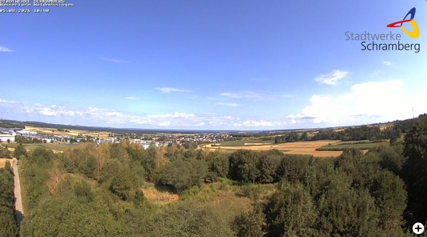 Archiv Foto Webcam Schramberg: Ausblick vom Wasserturm Waldmössingen
