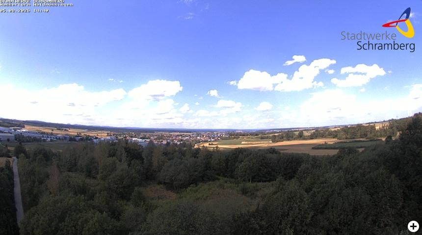 Archiv Foto Webcam Schramberg: Ausblick vom Wasserturm Waldmössingen