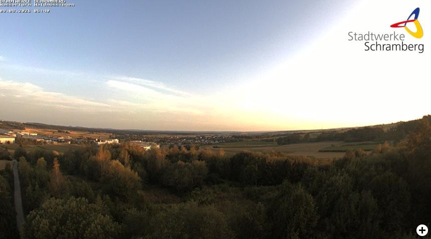 Archiv Foto Webcam Schramberg: Ausblick vom Wasserturm Waldmössingen