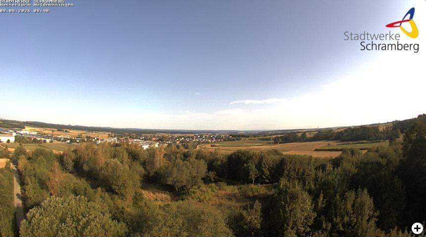 Archiv Foto Webcam Schramberg: Ausblick vom Wasserturm Waldmössingen