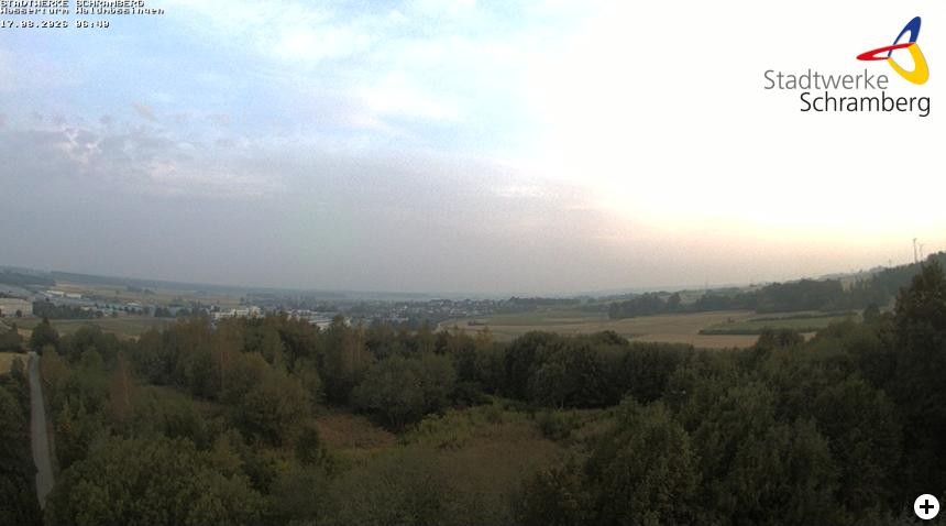 Archived image Webcam Schramberg: View Water Tower Waldmössingen